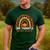 One Thankful Science Teacher Rainbow Boho Fall Thanksgiving Men's Casual T-Shirt Forest One Thankful Science Teacher Rainbow Boho Fall Thanksgiving Men's Casual T-Shirt Forest