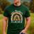 One Thankful Teacher Thanksgiving Rainbow Leopard Fall Men's Casual T-Shirt Forest One Thankful Teacher Thanksgiving Rainbow Leopard Fall Men's Casual T-Shirt Forest