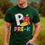 P Is For Pre-K Teacher Pencil Apple Back To School Men's Casual T-Shirt Forest P Is For Pre-K Teacher Pencil Apple Back To School Men's Casual T-Shirt Forest