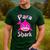 Para Shark Paraprofessional Female Teacher Men's Casual T-Shirt Forest