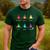 Periodic Elements Chemistry Lovers Science Teacher Men's Casual T-Shirt Forest