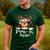 Pre-k Teacher Squad Reindeer Teacher Christmas Men's Casual T-Shirt Forest
