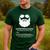 Professor Ancient Teaching Education Bearded History Teacher Men's Casual T-Shirt Forest
