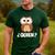 Quien Who Owl Spanish Teacher Men's Casual T-Shirt Forest