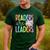 Readers Are Leaders Reading Book Lovers Teacher Women Kids Men's Casual T-Shirt Forest