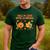 Retro Fall In Love With Learning Autumn Pumpkin Teacher Men's Casual T-Shirt Forest