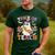 Retro Floral Ghost Trick Or Teach Groovy Teacher Halloween Men's Casual T-Shirt Forest
