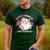 Retro Pink Christmas Santa's Favorite Art Teacher Artist Men's Casual T-Shirt Forest