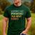 Retro Scientist Warning May Talk About Science Teacher Men's Casual T-Shirt Forest