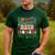 Retro Sleighing Math Problems Santa Math Teacher Christmas Men's Casual T-Shirt Forest Retro Sleighing Math Problems Santa Math Teacher Christmas Men's Casual T-Shirt Forest