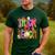 Retro Trick Or Teach Leopard Ghost Halloween Spooky Teacher Men's Casual T-Shirt Forest Retro Trick Or Teach Leopard Ghost Halloween Spooky Teacher Men's Casual T-Shirt Forest