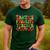 Santas Favorite Teacher Retro Groovy Christmas Xmas Women Men's Casual T-Shirt Forest