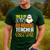 This Is My Scary Reading Teacher Costume Halloween School Men's Casual T-Shirt Forest