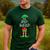 SPED Squad Elf Teacher Matching Christmas Party Pajama Men's Casual T-Shirt Forest