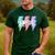 SPED Teacher Squad Lightning Bolt Special Education Men's Casual T-Shirt Forest