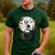 Spooky Halloween Moon Boston Terrier Boston Bull Bostie Men's Casual T-Shirt Forest