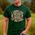 I Tackled 100 Days Of School Football Boys Girls Teachers Men's Casual T-Shirt Forest