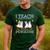 I Teach The Cutest Little Penguins Cute School Teacher Tee Men's Casual T-Shirt Forest
