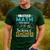 I Teach Math Because Science Teachers Need Heroes Too Men's Casual T-Shirt Forest