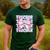 Teacher Bow Pencil Flowers Teacher Back To School Men's Casual T-Shirt Forest
