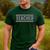 Teacher Checkered Racing Teacher Appreciation Men Women Men's Casual T-Shirt Forest