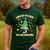 Teacher Christmas Shirts Pajama Matching Rockin' Around The Classroom -Adult Short Sleeve Small Modern Festive Christmas Teacher Xmas Vibes T-Shirt Men's Casual T-Shirt Forest