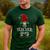 Teacher Gnome Xmas Family Matching Plaid Christmas Gnomes Men's Casual T-Shirt Forest