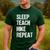 Teacher Hiking Shirt Teaching Hiker T Shirt Men's Casual T-Shirt Forest