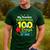 My Teacher Survived 100 Days Of Me Men's Casual T-Shirt Forest