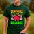 Teacher Teachers Love Brains Skeleton Hand Heart Halloween Men's Casual T-Shirt Forest