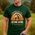 Teacher Thanksgiving Thankful For My Second Grade Turkeys Men's Casual T-Shirt Forest