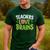 Teachers Love Brains Halloween Teacher Zombie Men's Casual T-Shirt Forest