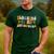 Teaching Is My Superpower Vintage Groovy University Teacher Men's Casual T-Shirt Forest