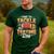 Test Day State Football Tackle Testing Day Sports Teacher Men's Casual T-Shirt Forest