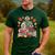 Thanksgiving Teacher Books Turkey Reading Book Men's Casual T-Shirt Forest
