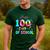 Tie Dye Happy 100th Day Of School Teacher Student 100 Days Men's Casual T-Shirt Forest