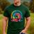 Tie Dye Prek Teacher Rainbow Preschool Back To School Girl Men's Casual T-Shirt Forest