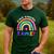 Tiny Human Tamer Watercolor Rainbow Daycare Teacher Men's Casual T-Shirt Forest Tiny Human Tamer Watercolor Rainbow Daycare Teacher Men's Casual T-Shirt Forest