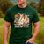 Trick Or Teach Groovy Teacher Halloween Floral Ghost Men's Casual T-Shirt Forest
