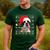 Ugly Xmas Sweater Santa Boston Terrier Dog Christmas For Men Women Kids Men's Casual T-Shirt Forest