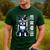 USA Flag Boston Terrier Best Dog Mom Ever 2025 Men's Casual T-Shirt Forest