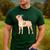 Vintage Floral Boston Terrier For Dog Lover Men's Casual T-Shirt Forest