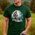 Whimsical Forest Adventures Sasquatch Bigfoot Walking Boston Terrier Dog Lovers Men's Casual T-Shirt Forest