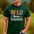 Wild About Teaching Teacher Lover Animals Leopard Zebra Men's Casual T-Shirt Forest