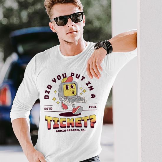 T-Shirt Long À Manches Longues Drôle Pour Homme De 18 Ans D