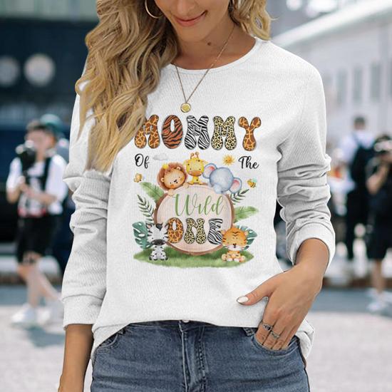 Wild One Long Sleeve 1st Birthday Outfit Boy's Wild One Safari Animals Birthday Outfit – Squishy Cheeks