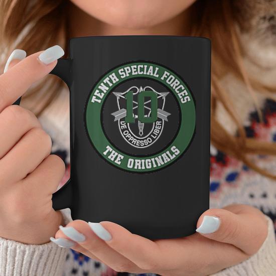 Tenth Special Forces Group The Originals 10 Sf Crest Coffee Mug - Thegiftio