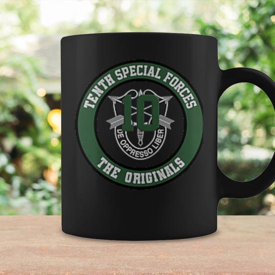 Tenth Special Forces Group The Originals 10 Sf Crest Coffee Mug - Thegiftio