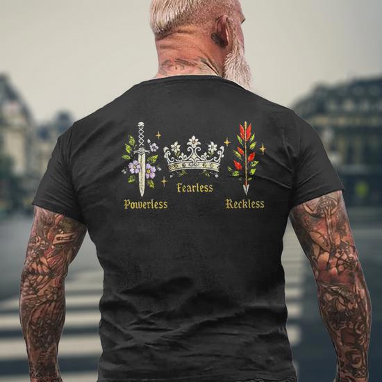 Powerless Fearless Reckless Sweatshirt Rétro - Pull Oversize Confortable