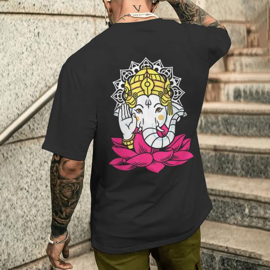 TSHIRT CON STAMPA GANESH / T-shirt comoda TSHIRT CON STAMPA GANESH / T-shirt comoda
